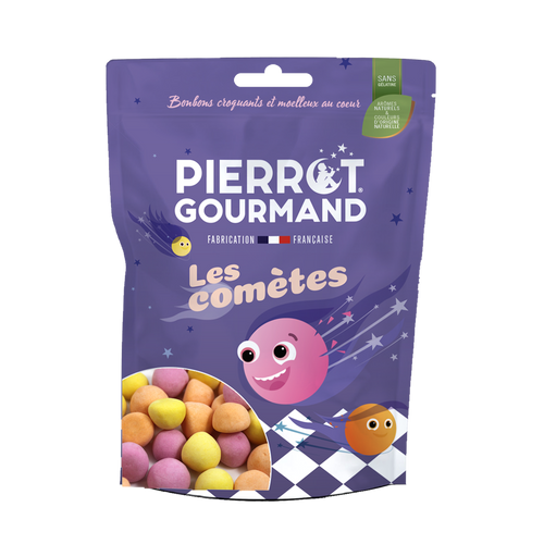 Sachet refermable 100g Comètes - Pierrot Gourmand - 1