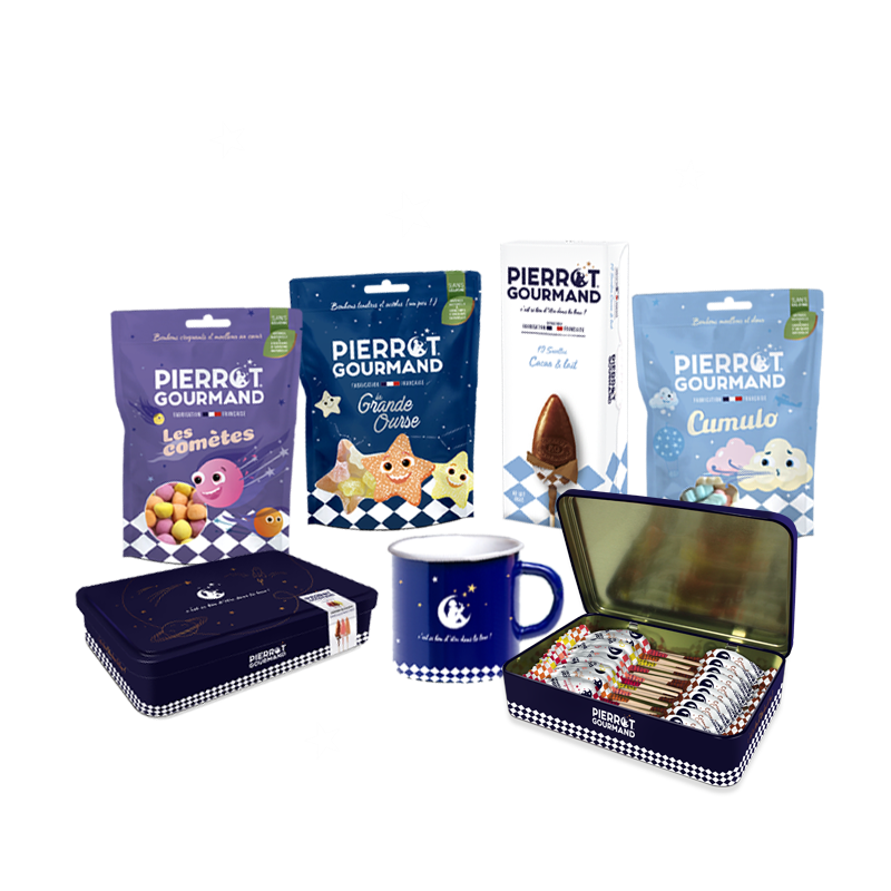 PIERROT会報　グッズ　etc 詰め合わせ Gourmet Gift Set – Lollipops, Sweets & Mug – Pierrot Gourmand