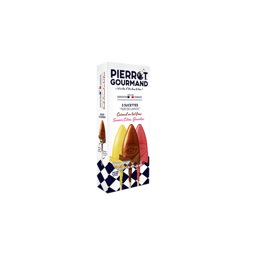Case of 3 assorted "Fer de lance" lollipops - Pierrot Gourmand - 1