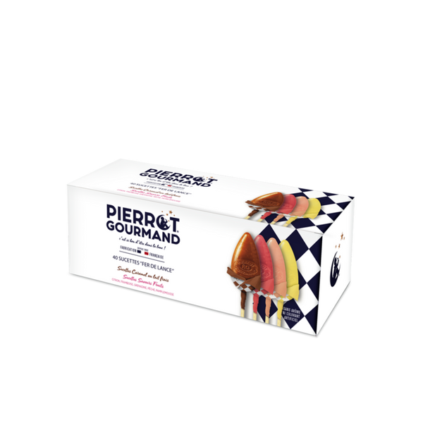 菓子+デザート pierrotgourmand Box of 40 assorted lollipops – Pierrot Gourmand