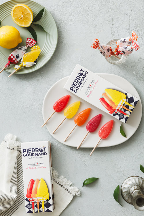 Lot de 2 étuis sucettes saveurs fruits - Pierrot Gourmand - 2