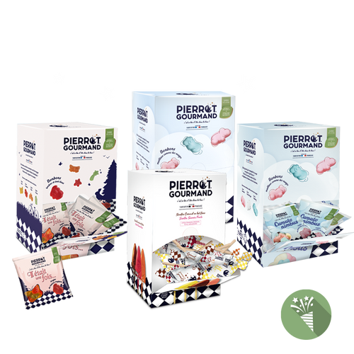 Pack Gourmand Fête 🎉 – Sucettes & Bonbons Assortis - Pierrot Gourmand - 1