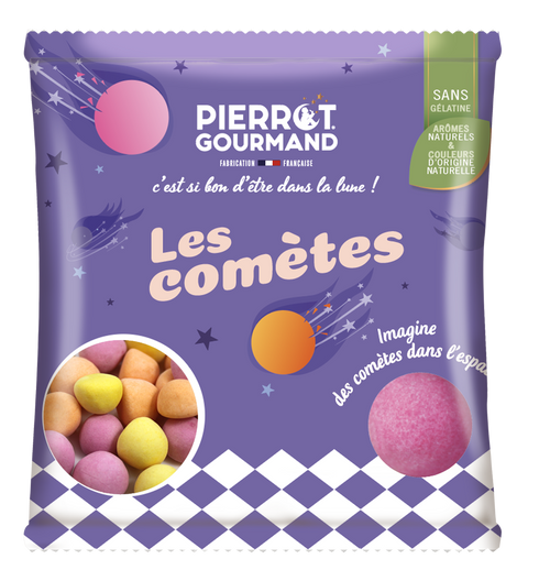 Boîte de 12 mini sachets Comètes - Pierrot Gourmand - 2