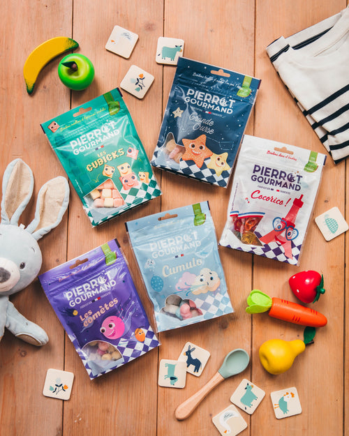 Lot de 5 sachets refermables de bonbons Pierrot Gourmand - Pierrot Gourmand - 2